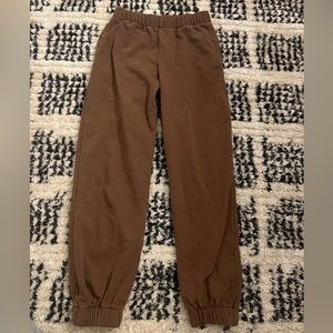 brandy melville brown joggers